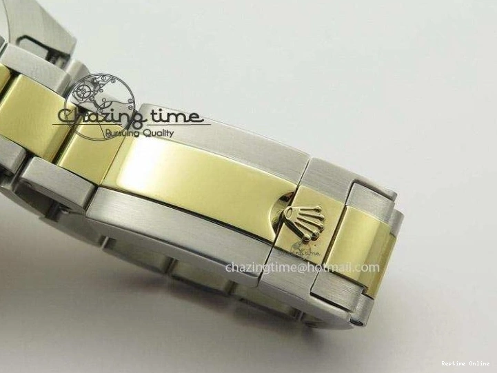 0128 ModernLook Daytona 116523 SS YG White Dial On SS YG Bracelet A7750 JF 4028